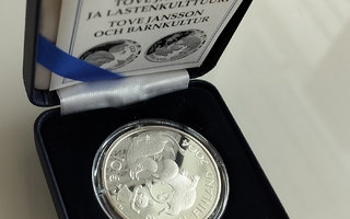 Suomi 10€ 2004, Tove Jansson ja Muumit, Proof, 925 hopeaa