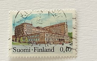 718/ 1973 Tampereen postitalo o leimattu lähes loisto