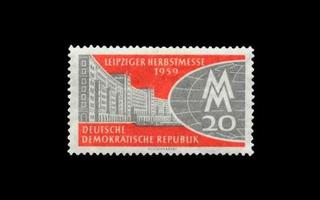 DDR 712 ** Leipzigin kevätmessut (1959)