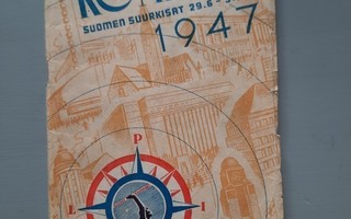 Suomen Suurkisat v-47 Kisakompanssi ohjelmalehti