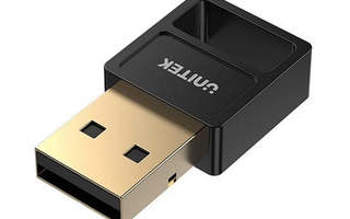 UNITEK BLUETOOTH-SOVITIN 5.3 BLE USB-A MUSTA