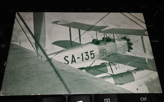 Hävittäjä SA-135 Hakaristitunnukset KP-kortilla 1941PK450/15
