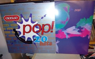 2LP Erasure : 20 pop hits ( SIS POSTIKULU  )