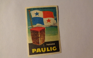 TT-etiketti Paulig Panama