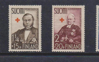 Punainen risti 1938 postituore ** sarja.