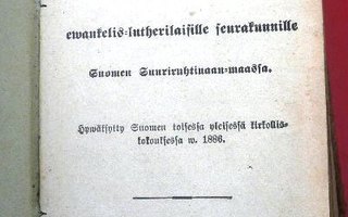 Suomalainen Wirsikirja ja Evanleliumi - ja Rukouskirja 1898