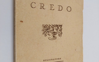 Erkki Melartin : Credo : aforismer : op. 150