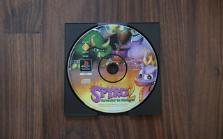 Spyro 2 Gateway to Glimmer (pelkkä levy) (PS1)