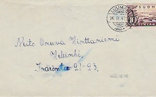 1947, Luumäki - Helsinki kirje