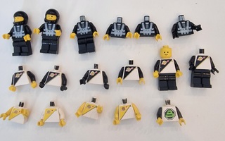 Lego space hahmoja ja hahmojen osia