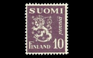 144 ** Leijona 10 p violetti (1930)