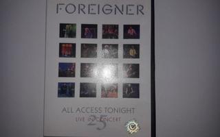 Foreigner DVD 2003 All Access Tonight