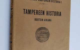 Väinö Wallin [Voionmaa] : Tampereen historia Ruotsin aikana