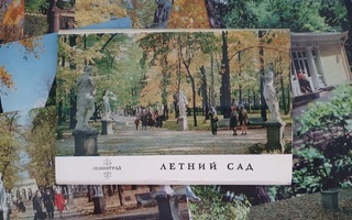 Leningradin Kesäpuisto – 18 postikorttia vuodelta 1974