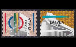 Latvia 889-90 ** Kulttuuripääkaupungit Umeå ja Riika (201