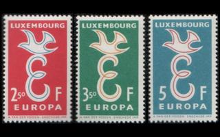Luxemburg 590-2 ** Europa (1958)