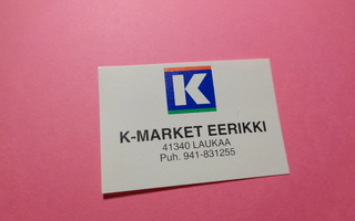 TT-etiketti K K-Market Eerikki, Laukaa