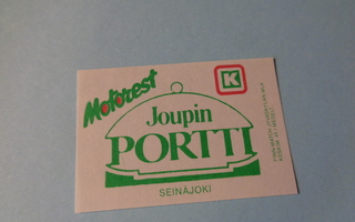TT-etiketti Motorest Joupin Portti, Seinäjoki