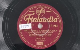 Savikiekko 1956 - Tintti-Kalle - Finlandia P 251