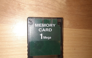 1 Mega (122 KB) muistikortti / PS2