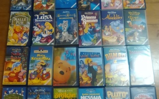 Disney VHS kokoelma 62 kpl