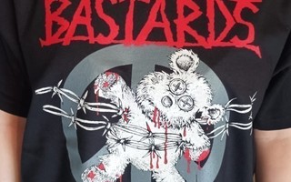 Bastards - Make Noise T-paita XXL + Ei sotaa EP 2023 + badge