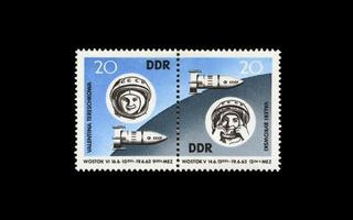 DDR 970-1_zd ** Wostok V, avaruus (1963)