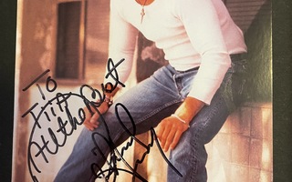 Näyttelijä Richard Grieco nimikirjoitus kuvassa