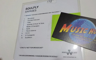 SOULFLY - SAVAGES UUSI PROMO CD-R