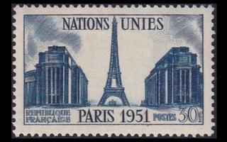 Ranska 930 ** YK:n kokous Pariisissa (1951)