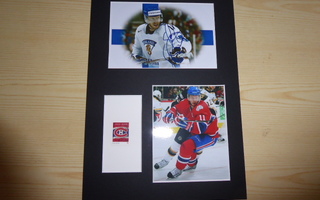 Saku Koivu Montreal NHL valokuvat postimerkki paspiksessa