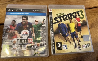 PS3 Fifa Street3 ja Fifa 13