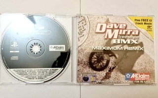 PS1 - Dave Mirra Freestyle BMX Maximum Remix promolevy