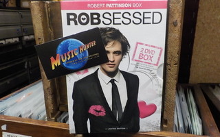 ROBERT PATTINSON BOX - ROBSESSED UUSI 2DVD BOX