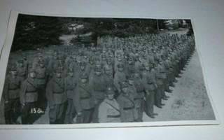Utti, sotilaita v. 1939, vanha mv valokuva / kortti