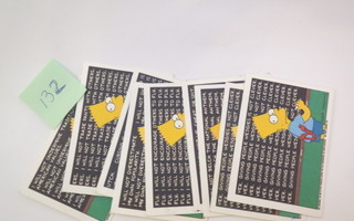 48kpl Simpsonit -keräilykortteja 1990 -luku