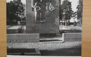 VANHA Valokuva Rauma Sankaripatsas 1940-l