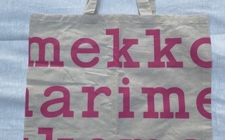 uusi marimekko logokassi pinkki