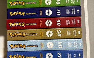 Pokemon Adventures Collectors Edition mangat englanniksi