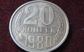 20 kopeekkaa 1980. Neuvostoliitto-Soviet Union