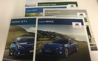 2014-2016 Subaru esitteitä - 6 kpl erilaisia