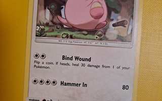 Chansey 101/145 common card