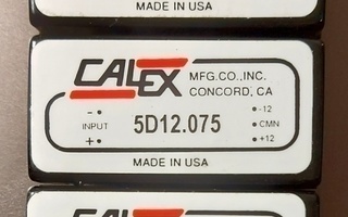 3kpl Calex 5D12.075 1,8W DC/DC muuntimia