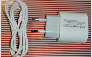 Essager 20W USB C -  Lightning 1m kaapeli & laturi  #28618