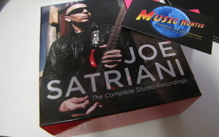 JOE SATRIANI - COMPLETE STUDIO RECORDINGS UUSI 15CD BOXI
