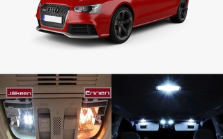 Audi RS5 Sisätilan LED -muutossarja 6000K ; x12