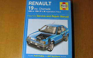 Korjausopas Renault 19 1989-96