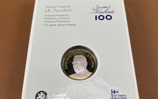 Suomi 2017 5€ J.K Paasikivi proof