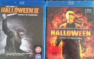 Halloween II+Halloween Rob zombie 2 disc -Blu-Ray