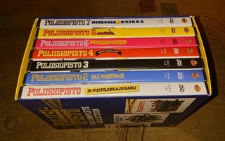Poliisiopisto DVD boxi kaikki 7 elokuvaa suomitextit